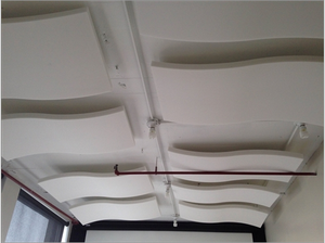 Trọng Lượng Nhẹ Sợi Thủy Tinh Acoustic Cong Treo Trần - Product Image 6