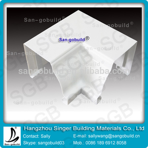 El <span class=keywords><strong>agua</strong></span> de <span class=keywords><strong>lluvia</strong></span> del pvc <span class=keywords><strong>canaleta</strong></span> y accesorios( 90 grados en el interior de la esquina) - Product Image 1