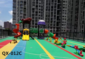 Shinning Và <span class=keywords><strong>Cool</strong></span> Sân Chơi Giá Rẻ Thiết Bị/Nhựa Vườn Slide/Trẻ Em Playsets Cho Bãi Nhỏ QX-012B - Product Image 4