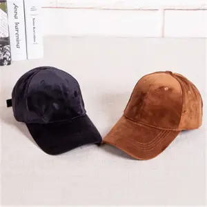 Casquette de Baseball en velours pour adultes unisexe, 6 panneaux, chapeau de Sport, simple, de loisirs, à la mode, vente en gros, nouvelle collection 2018