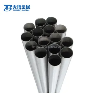 Tubo de aço e tubo de liga de cromo sem costura, fabricante de fábrica baoji tianbo 99.95%