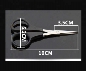 JDK de la barba de los hombres de aseo de plástico, productos de plástico, <span class=keywords><strong>bigote</strong></span> tijeras con Mini peine para el cabello - Product Image 4