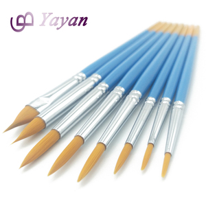 Marque privée 11 Pcs Ensemble de <span class=keywords><strong>Pinceau</strong></span> de <span class=keywords><strong>Peinture</strong></span> Aritist En Nylon Bleu Brosse Pour Art Aquarelle <span class=keywords><strong>Dessin</strong></span> - Product Image 3