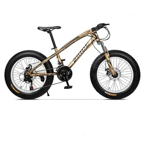 Sepeda Fat Bike MTB, ban Fat Bike MTB Fat Speed aluminium Alloy 26 inci 21/24/27 pria baja karbon nyaman 26 "20KG