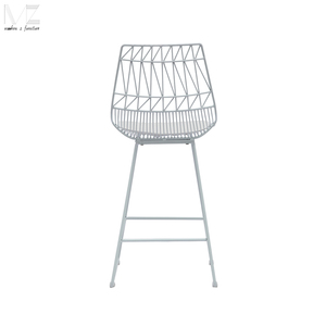Industrial Living Room Restaurant <strong>Breakfast</strong> High Chair Modern Metal Iron Faux Leather Bar <strong>Stools</strong> for Kitchen Luxury - Product Image 4