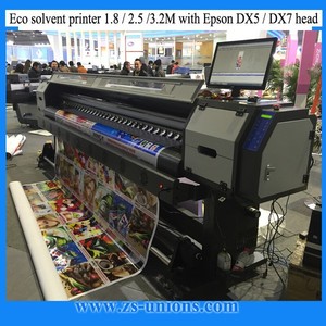 1. 8/ <span class=keywords><strong>2.</strong></span> 5m/ 3. 2m ايكو المذيبات الطابعة مع إبسون dx5/ dx7 رئيس - Product Image 1