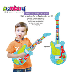 Rock giocattolo di musica multifunzionale di induzione 3 + bambini chitarra elettrica