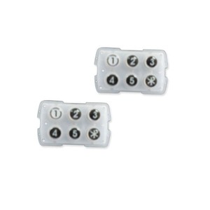 Nhà Máy Tùy Chỉnh Chất Lượng Cao <span class=keywords><strong>Silicone</strong></span> Dẫn Điện Lớp Phủ Điều Khiển Số Nút Bàn Phím Điều Khiển Từ Xa Bàn Phím Phát Sáng - Product Image 4