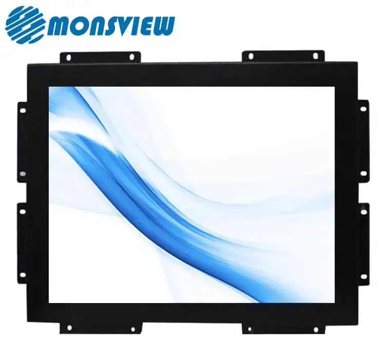 Quadratischer Bildschirm 12 Volt Sonnenlicht lesbare Rückwärts anzeige 15 Zoll LCD-Monitor mit hoher Helligkeit