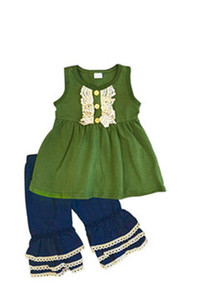 2018 summer <span class=keywords><strong>barbie</strong></span> clothes ruffle lace children clothing wholesale - Product Image 4