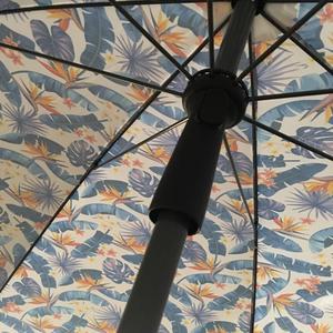 180 cm * 8 K portátil promocional al aire libre <span class=keywords><strong>a</strong></span> prueba de viento paraguas de playa para la publicidad - Product Image 4