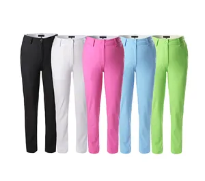 Women's Golf Pants Stretch Straight Lightweight Breathable Twill Work Chino  Ladies Pants