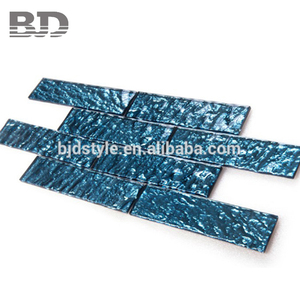 Azulejos de Metro brillantes de cristal con textura rocosa de estilo moderno, decoración de pared de 5mm para baño, cocina, ducha, salpicaduras para villas - Product Image 5
