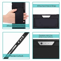 Étui de protection robuste antichoc pour tablette, tout-en-un, Pro 7 6 5 2017 Pro 4 Pro LTE pour Microsoft Surface