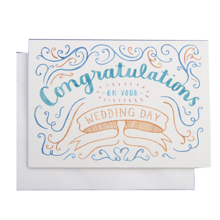 2019 популярные свадебные открытки с принтом на заказ и конвертом