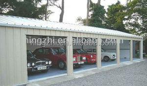 Prefabbricata Ondulato di <span class=keywords><strong>Ferro</strong></span> Rivestito di kitset <span class=keywords><strong>garage</strong></span> - Product Image 2