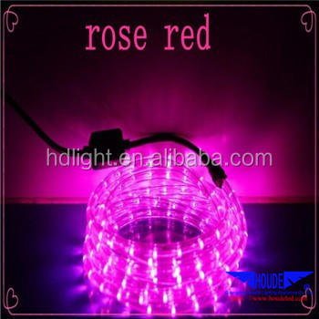 110V/220V IP65 Outdoor Bright Flexible Round 2-wire LED Rope Light · image 5