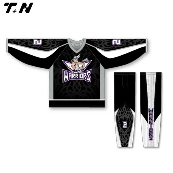 Camiseta de hockey personalizada, jersey de hockey en blanco, barato, china