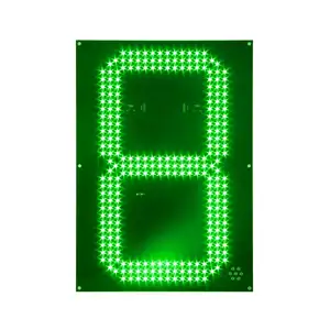 America Best Sale 12inch Green Waterproof Wireless LED Price Display Screen