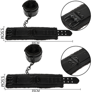 Lobo negro ec-amigable máscara de cuero de auto cuerda restraint bdsm bdsm <span class=keywords><strong>sex</strong></span> game gear kit set femenino esclavitud sexual - Product Image 3