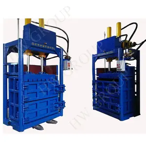 Hydraulische Karton press presse | Abfall karton verpackungs maschine | Kunststoff-Flaschen ballen presse