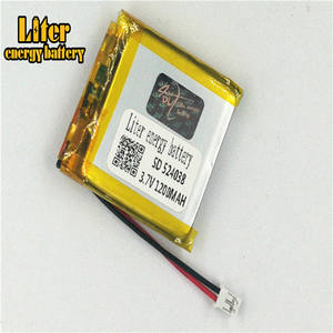 Plug <span class=keywords><strong>2</strong></span>,0-<span class=keywords><strong>2</strong></span> p <span class=keywords><strong>3</strong></span>,7 V 524038 1200 mAh rechargeable LiPo battery solar Li ion polymer lithium battery with PCM - Product Image 1