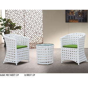 Ensemble de table à manger d'extérieur en rotin synthétique tressé d'occasion <span class=keywords><strong>pas</strong></span> <span class=keywords><strong>cher</strong></span> pour jardin et patio, mobilier de restaurant en osier <span class=keywords><strong>Miami</strong></span> - Product Image 5