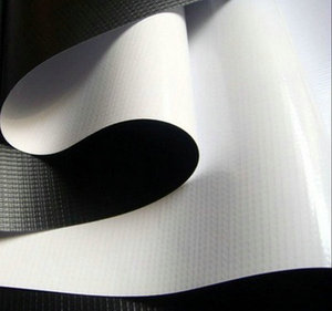 Vật liệu <span class=keywords><strong>PVC</strong></span> đen bóng cao cấp 440g, dùng làm poster quảng cáo trong nhà ngoài trời, chất liệu in ấn, băng rôn vinyl chống nắng - Product Image 1