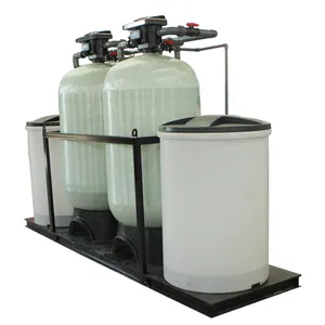 Skid D'installation 10m3/hr <span class=keywords><strong>adoucisseur</strong></span> d'eau élimine les sels de dureté qui conduisent à la chaux-tartre - Product Image 1