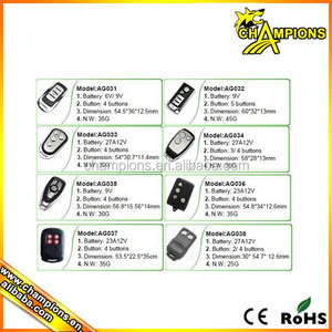 güzel ve popüler rf kablosuz uzaktan kumanda sabit kodu uzaktan kumanda sc2260 çip - Product Image 5
