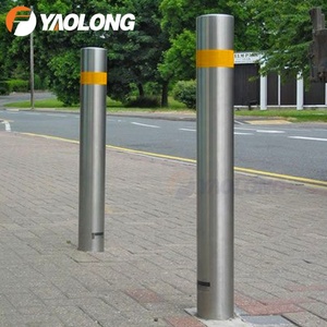 Poteau de sécurité manuel en acier inoxydable Yaolong, poteau de circulation manuel <span class=keywords><strong>amovible</strong></span>, poteau de sécurité de stationnement, poteau de sécurité encastré au sol - Product Image 4