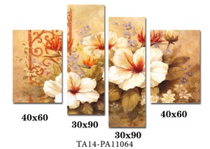 2016 new home decor belle fleur <span class=keywords><strong>paysage</strong></span> <span class=keywords><strong>peinture</strong></span> à l'huile toile personnalisée - Product Image 5