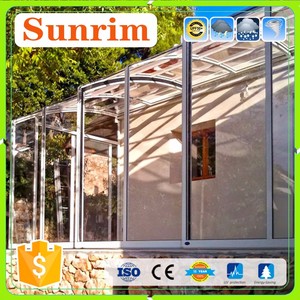 Ombre Claire En <span class=keywords><strong>Polycarbonate</strong></span> et En Aluminium Rétractable Boîtiers de Patio Véranda - Product Image 5