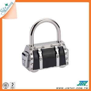 Luggage Cable Combination <b>Padlock</b> ; Handbag Charm Accessory - Product Image 2