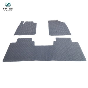 Ensemble complet 3 pièces trapo coupe libre pvc talon pad tapis de voiture - Product Image 1