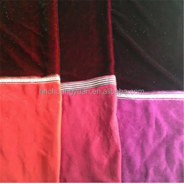 2019 Zhejiang Textile Woven Micro Velvet 5000 und 9000 Stoff für Kleid