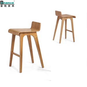 B-001 # diseño moderno haya alta de <span class=keywords><strong>bar</strong></span> de madera Silla de <span class=keywords><strong>bar</strong></span> silla de madera para hotel - Product Image 3