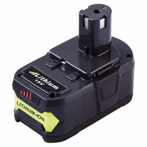 18v 3000mAh قدرة عالية بطارية ليثيوم أيون ل Ryobi P102 ، P103 P104 ، P105 ، P106 ، P107 ، BPL-1815 ، BPL-1820G ، BPL18151 ، BPL1820