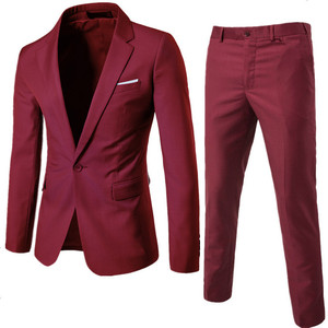 red wine suit jacket