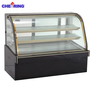 High quality corolla cake showcase put in cake shop or coffee bar special cake showcase chiller China factory price for display