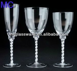 Clear Handmade flute/Red rine/cup white wine - Product Image 1