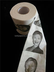 2ply/3ply altamente coleccionables novedad Hillary Clinton papel higiénico rollo caja de 100 - Product Image 6
