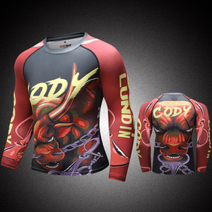 Camiseta <span class=keywords><strong>de</strong></span> <span class=keywords><strong>Manga</strong></span> Larga para Hombre, Personalizada con Estampado Completo, Diseño <span class=keywords><strong>de</strong></span> Tatuaje, Impresión Digital, Transpirable y <span class=keywords><strong>de</strong></span> Secado Rápido - Product Image 5