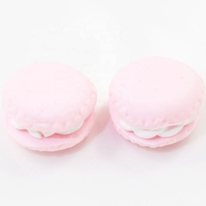 อุปกรณ์ตกแต่งชิ้นส่วน DIY จาก Cabochon <span class=keywords><strong>Clay</strong></span> Simulation Food มาการองโพลิเมอร์หลากสี100ชิ้น - Product Image 3
