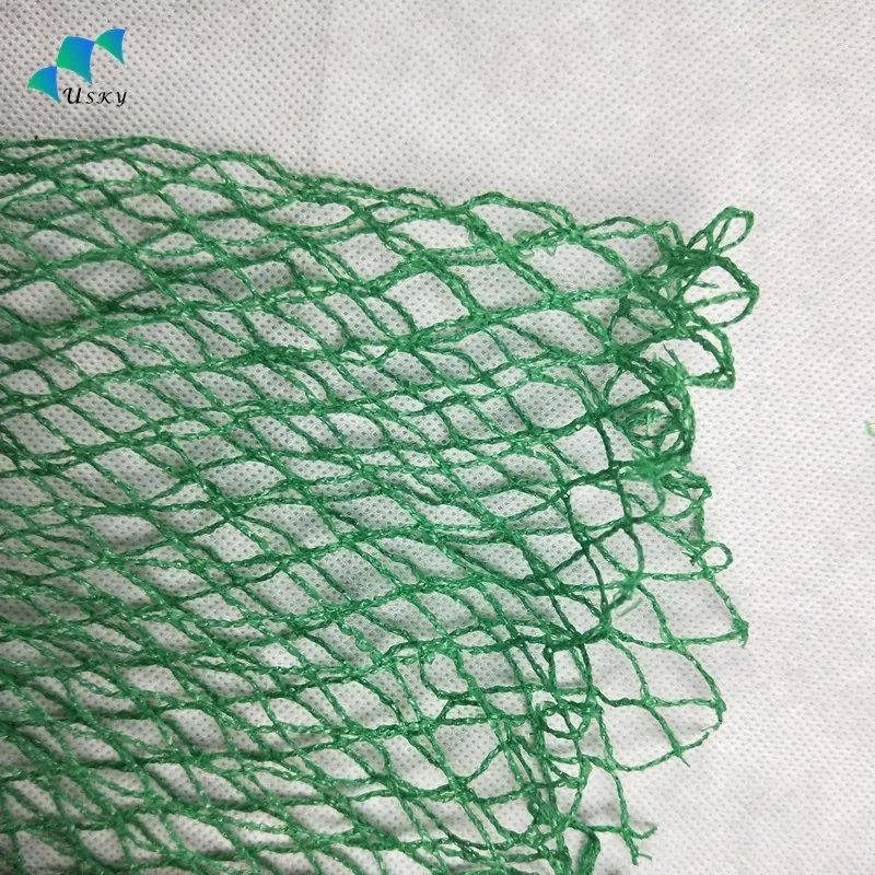 HDPE Plastik Polypropylene Mesh 3 Mm Tak Terlihat Bersih untuk Burung untuk Menangkap