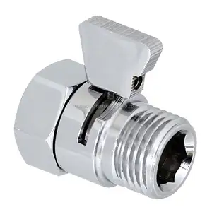 Válvula de controle de fluxo do chuveiro de bronze, controlador da pressão da água, redução de pressão