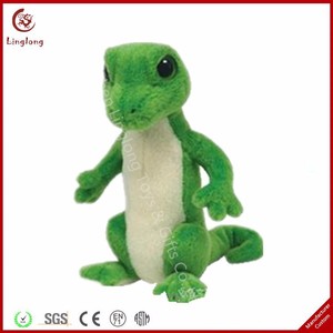 Muñeco de lagarto de peluche de Navidad personalizado y lagarto de peluche verde de peluche lindo de 8 pulgadas - Product Image 6