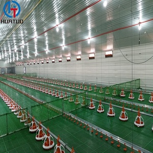 Galvanizado prefabricado Estructura de acero gallinero criador de aves de corral <span class=keywords><strong>casa</strong></span> de gallinas Cobertizo - Product Image 3