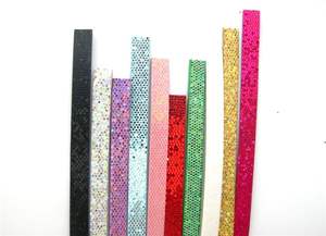 Cinturón <span class=keywords><strong>de</strong></span> Cuero Sintético con Lentejuelas <span class=keywords><strong>de</strong></span> 8mm, 1m <span class=keywords><strong>de</strong></span> Largo, Accesorios para Manualidades, Compatible con Dijes o Letras Deslizantes <span class=keywords><strong>de</strong></span> 8mm, Ideal para Regalo - Product Image 2