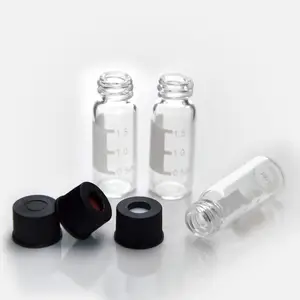 Gratis Monster 2Ml Borosili 3.3 Sample Vial Hplc Autosamplervials Met Schroef Deksel En Ptfe Pad Voor Chromatografie Instrument